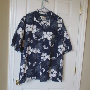 Hawaiian Shirt Mens size 3XL short Sleeve Cotton Aloha Hawaii